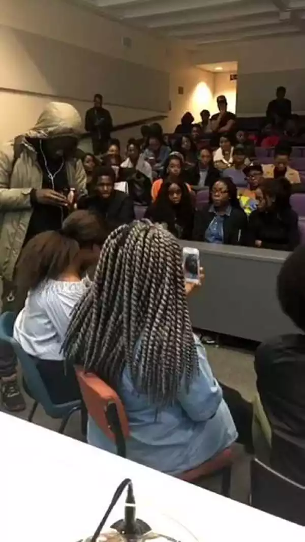 Korede Bello In A University Class In London,Having Fun (Photos, Video)